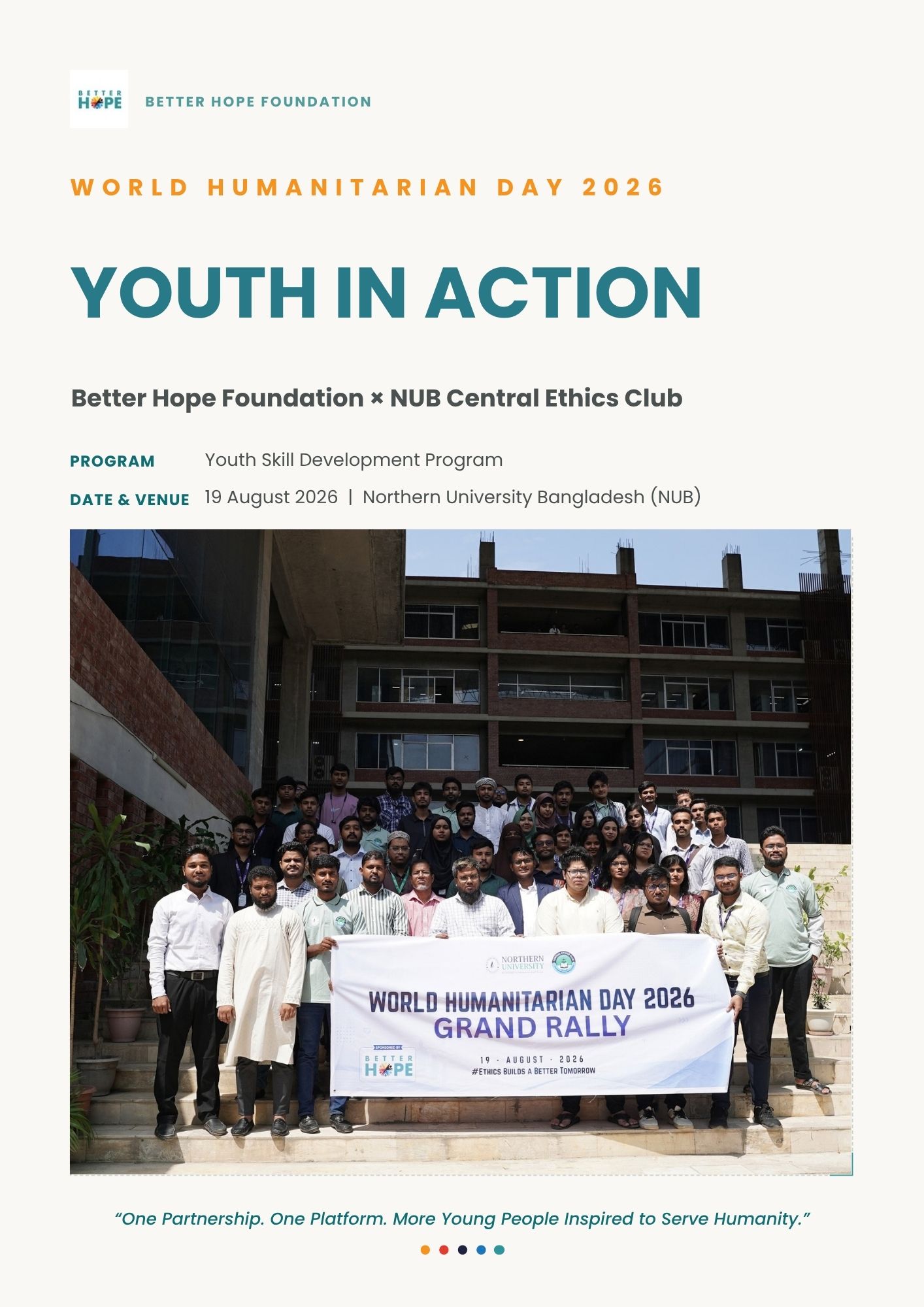 Youth Skills Development Program at NUB | Program Report